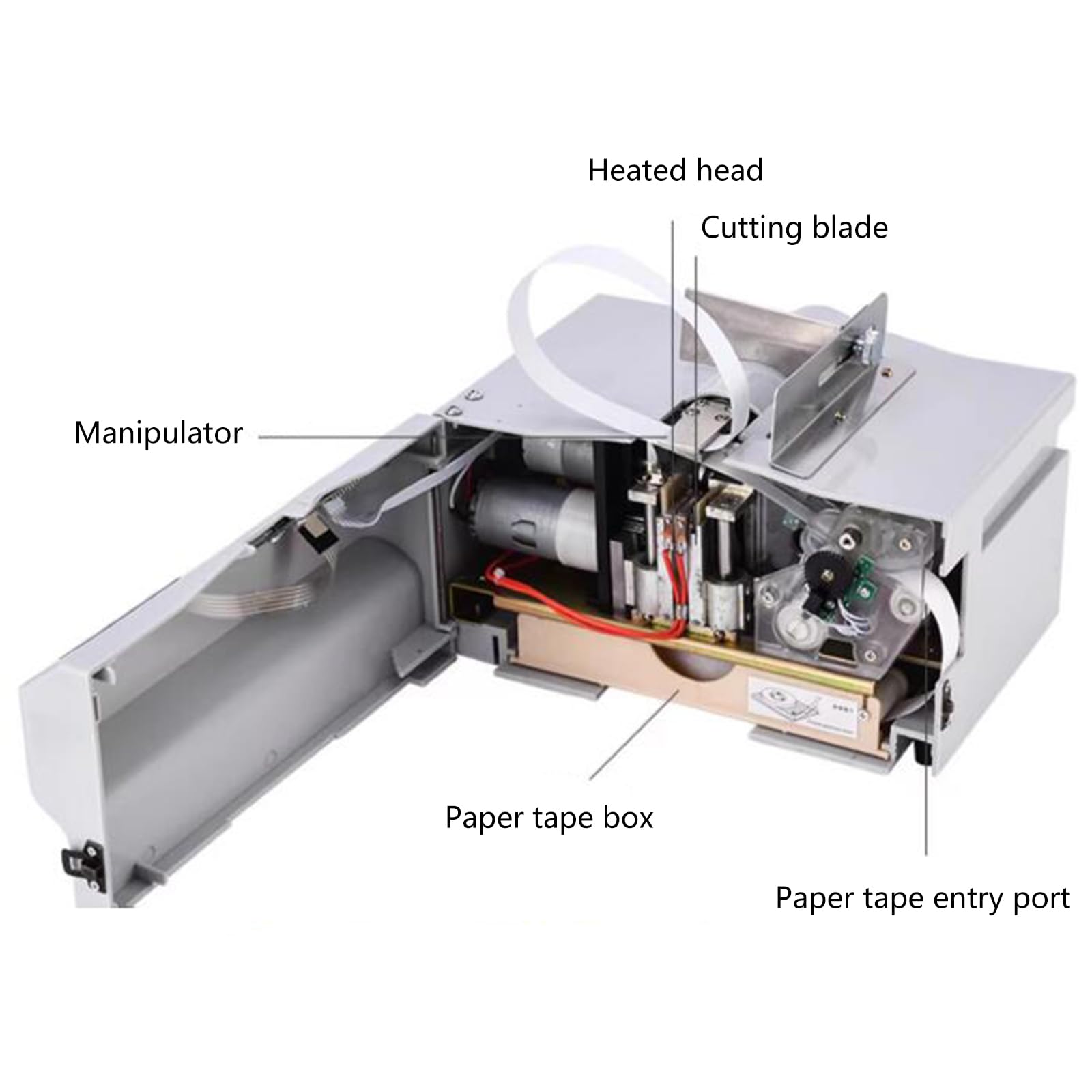 Kompakter Papier-Bundler mit Auto-Counting, 2s Fast-Bindung für Album-Karten, LCD-Display-Einstellbare Temperatur, tragbare elektrische Umreifungsmaschine für Büro