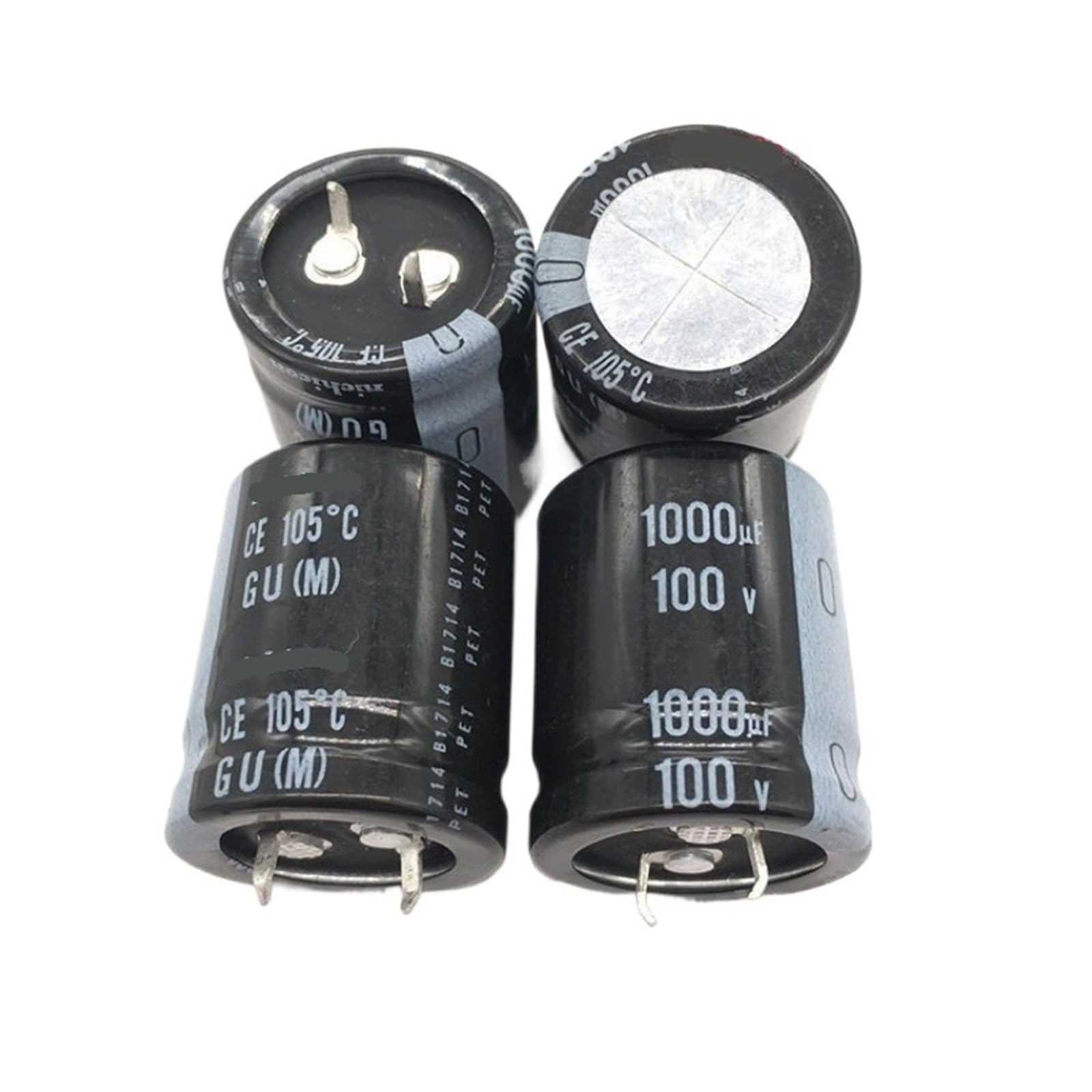KSZHZYMGX 1PCS 100V1000UF 25X30 capacitor 1000UF 100V 25 * 30