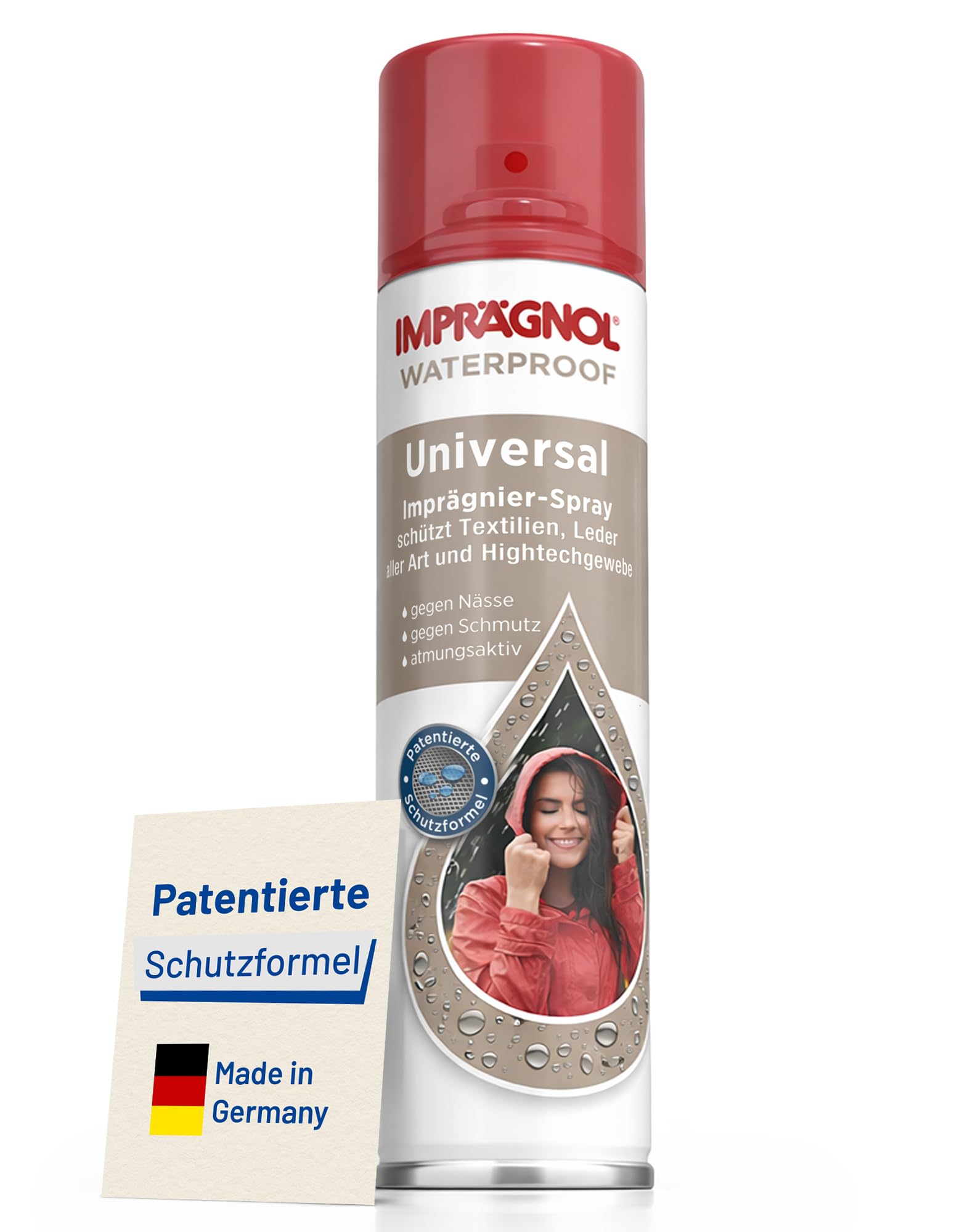 IMPRÄGNOL Universal Imprägnierspray Schuhe & Kleidung 400 ml | Hochwirksames Schutzspray für Schuhe, Jacken, Leder, Textilien & Outdoor-Ausrüstung