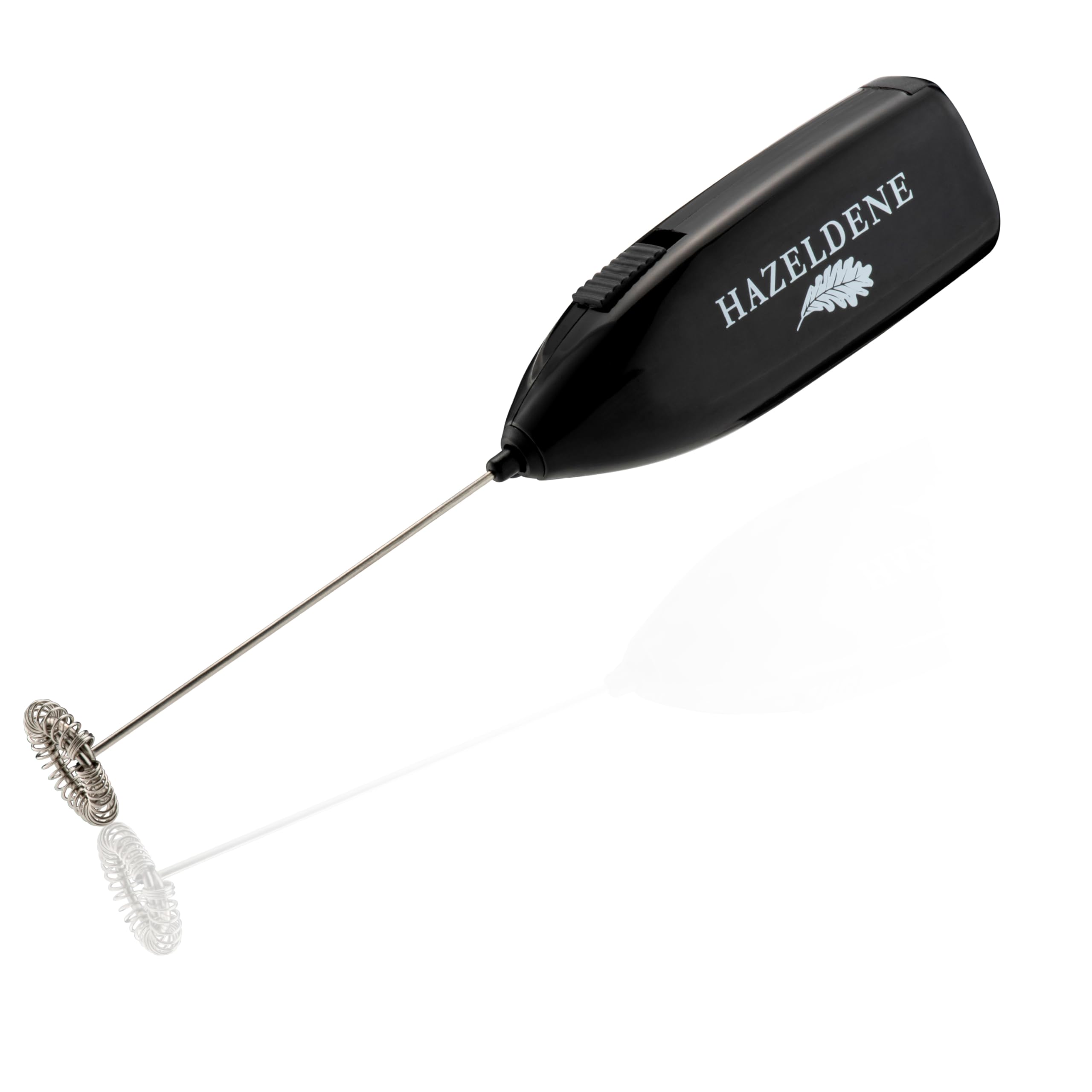 Handheld Milk Frother – Mini Electric Whisk for Coffee, Latte, Cappuccino, Frappe, Matcha, Hot Chocolate – Battery Operated Coffee Whisk Frother – Black