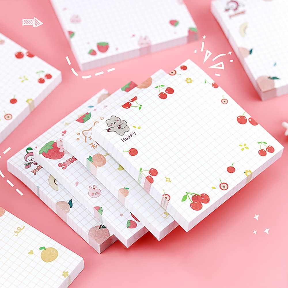 Cute Stiy Notes Kawaii Stiy Notes Memo Pad Inches Self-Sti Note Pads