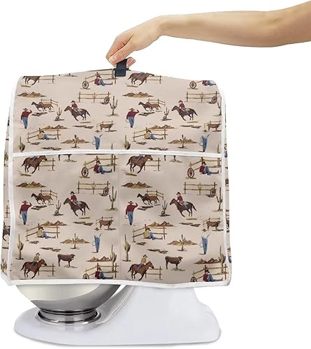Miniatura 2 de Western Cowboys - Funda para batidora compatible con mezclador de cocina de 6 a 8 cuartos de galón, fundas lavables a prueba de polvo para todos los