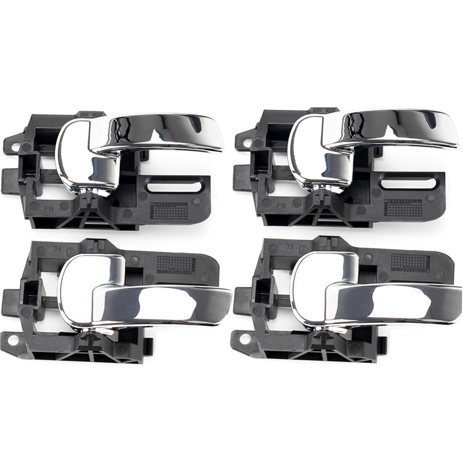 RYNVRNCOE Car Door Handle for Qashqai J10 for Dualis 80671-JD00E 80670-JD00E 80670JD00E 80671JD00E Left Right Front Rear Car Interior Door Handle(4pcs)