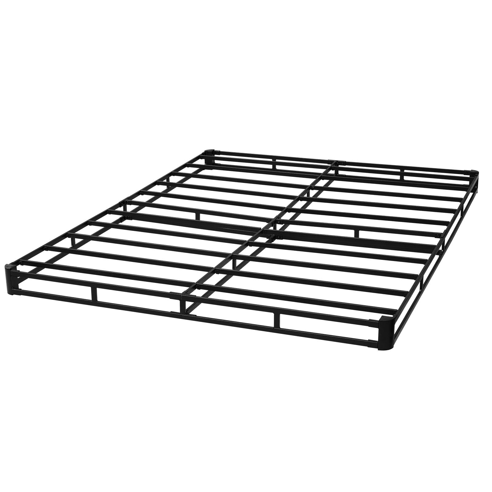 VEVOR Boxspringbettgestell (Queen-Size) mit Waschbarem Stoffbezug, Metallrahmen (2010 x 1510 x 102 mm) für Queensize-Betten, 102 mm Matratzenauflage, Max. Belastbarkeit 1587,57 kg, Matratzenfundament