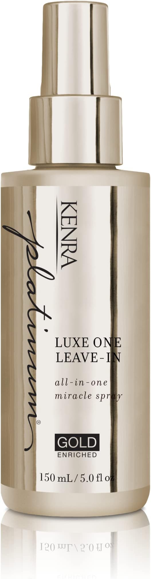 Platinum Luxe One Leave-In | All-In One Miracle Spray | Enriched with Precious Gold | Opulent Slip & Shine | Thermal/Heat Protection | Medium To Coarse Hair | 5 fl. Oz
