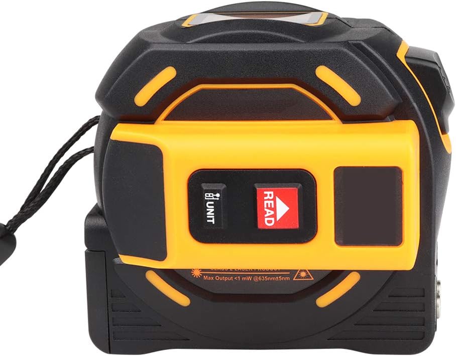 Function Digital Laser Distance Meter, LED Meter Meter, Digital Meter Measure Retractable, with Large LCD Backlight Display String Laser Roller Modes Measuring Tool,40m