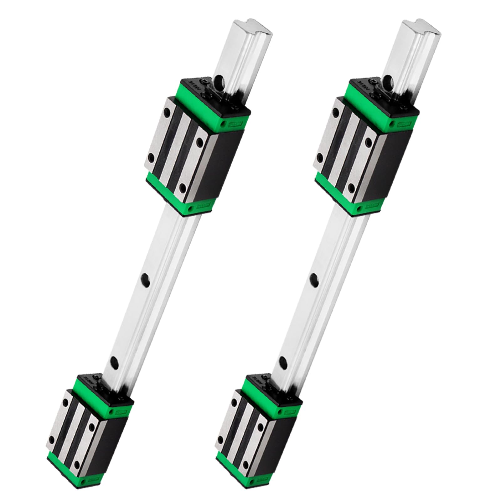HGR20 - Kit de riel de guía lineal – 2 rieles de 200 mm + 4 bloques de rodamientos HGH20CA de alta precisión, antioxidantes para impresoras 3D, enrutadores CNC, tornos y máquinas automatizadas