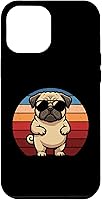 Vista 26 de Retro Pug Dog Mom Dog Dad Funny Pug Case for iPhone 17