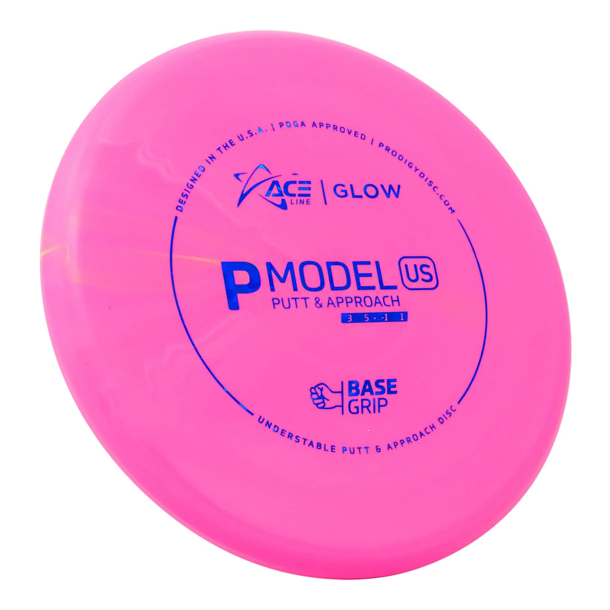 Prodigy Discs Ace Line Glow Base Grip P Modelo US Putter Golf Disc