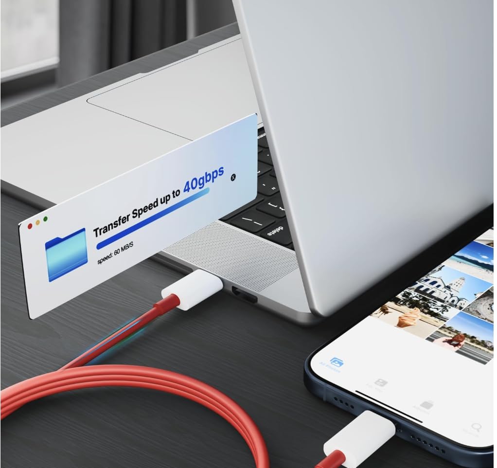 80W Fast Charging cable Type C to Type C Compatible for OnePlus by HOMEMO — Amazon image 3
