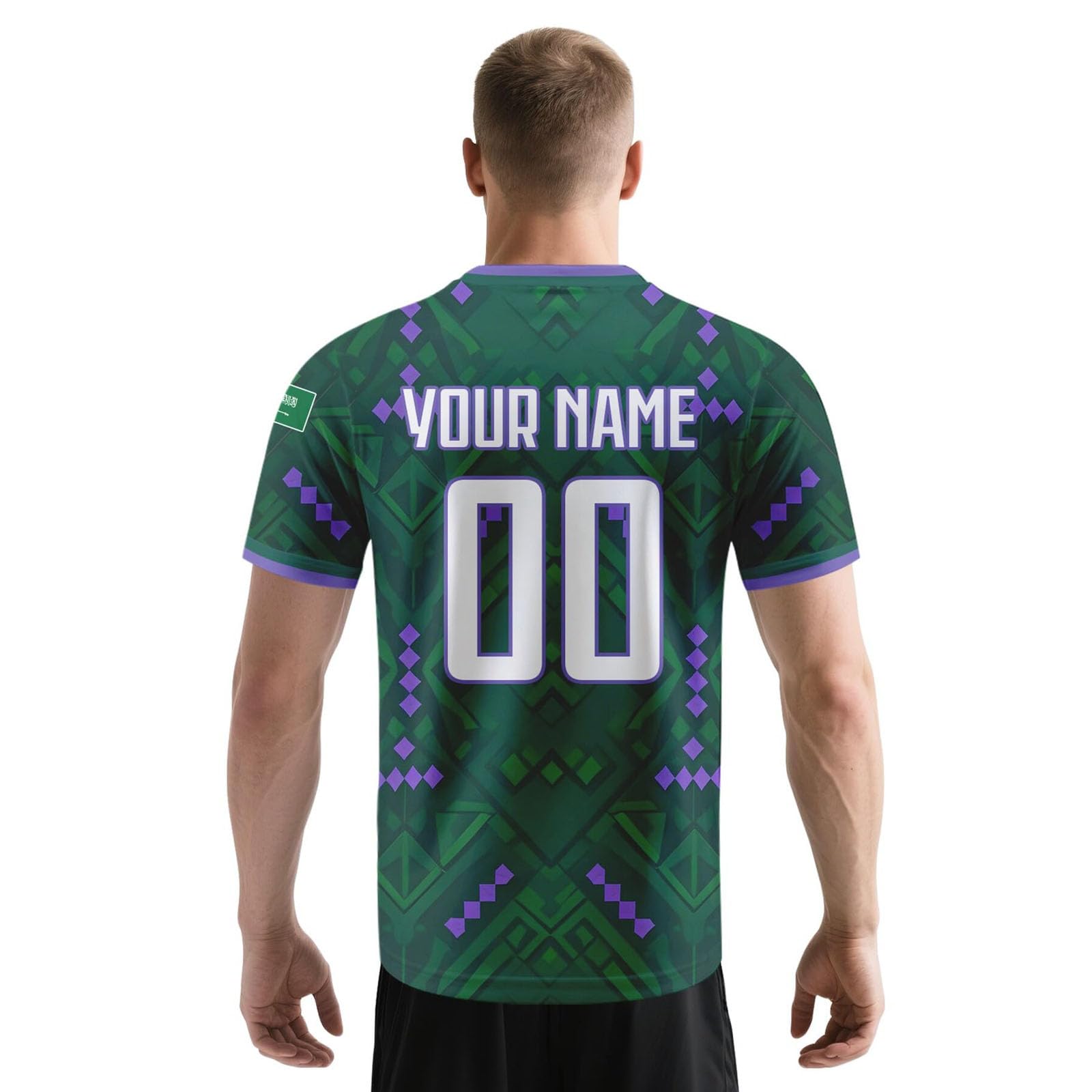 Personalised National Football 2026 Fans Jersey, Custom Name Number Soccer V-Neck Shirt - Image 6