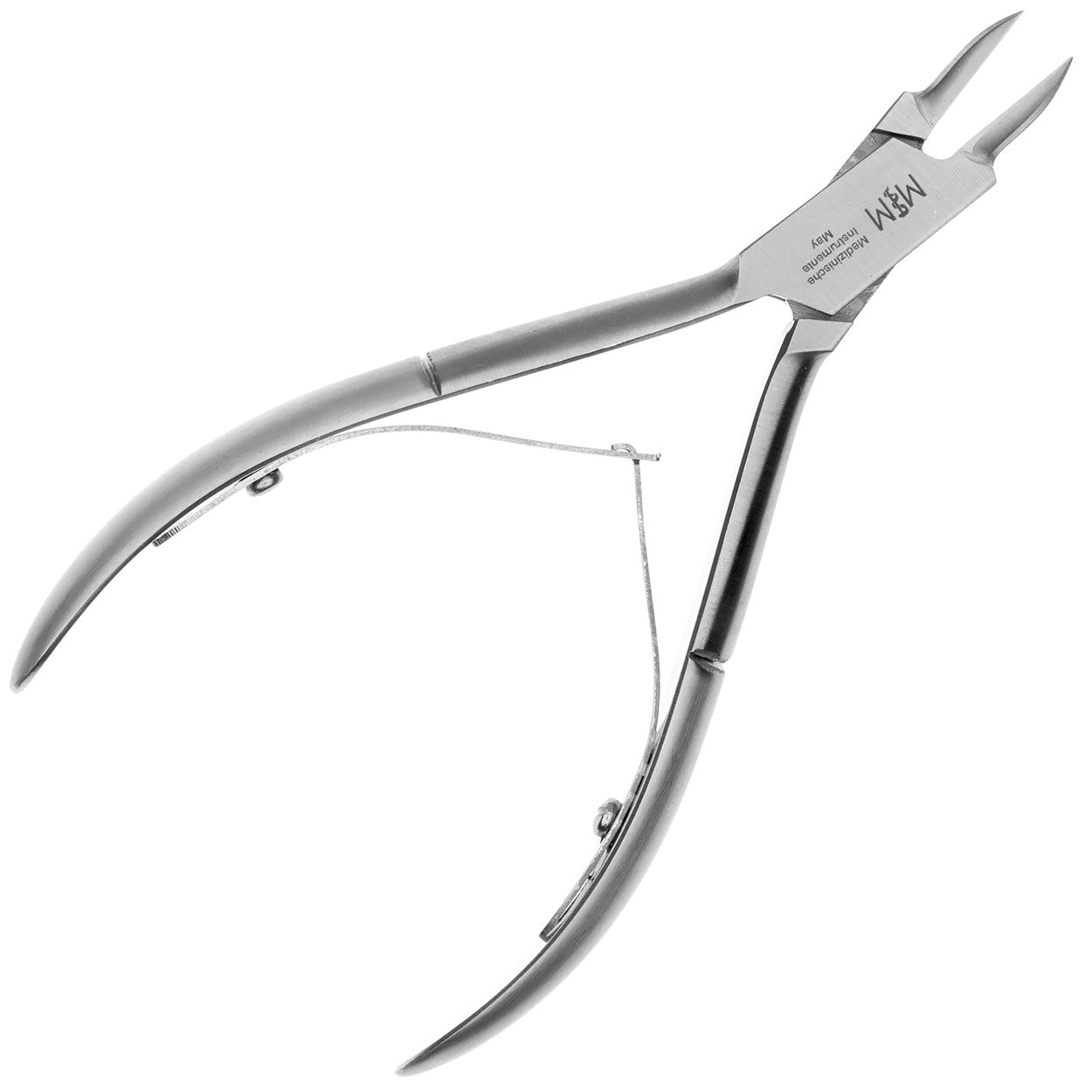 May - Pince à ongles incarnés orteils pour ongles de podologie - Pince coupante - Pince coupante - Longueur: 13 cm - Délicat Peak - Acier inoxydable