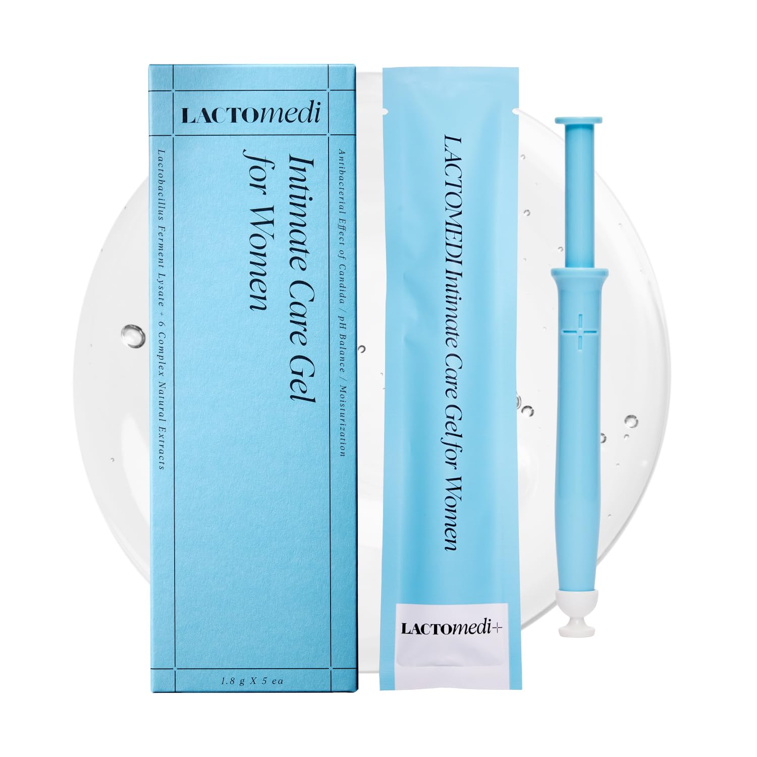 Intimate Care Gel | 5-Day Intensive Care Package | Vaginal Probiotics Applicator | Yeast Infection Care | BV Gel | pH Balance Gel | Itchiness and Unpleasant Odor | 1Box x 5pcs