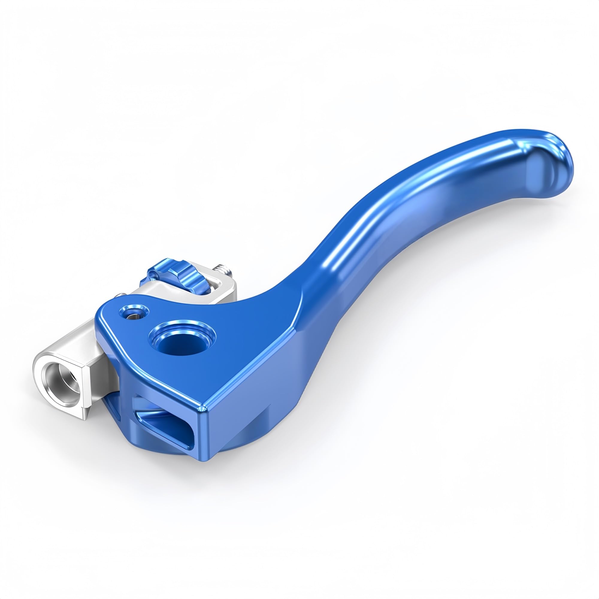 Motorrad-Kupplungshebel CNC-gefräster kurzer Kupplungshebel für Husqvarna TE 300, 250, 150, FE 501, 450, 350, FX, FC 125 (2022–2025)(Blau)