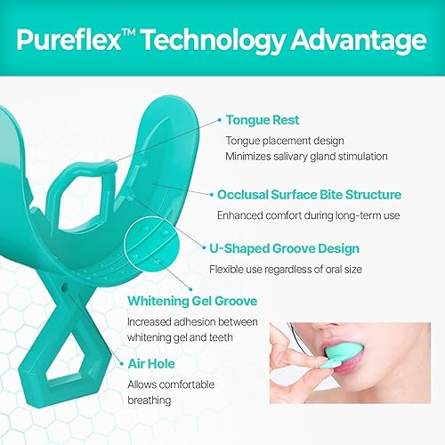 Miniatura 6 de Kit de blanqueamiento dental Live Orals PureDia - Juego de gel y boquilla, peróxido de hidrógeno, fórmula de dentista para dientes sensibles, 28