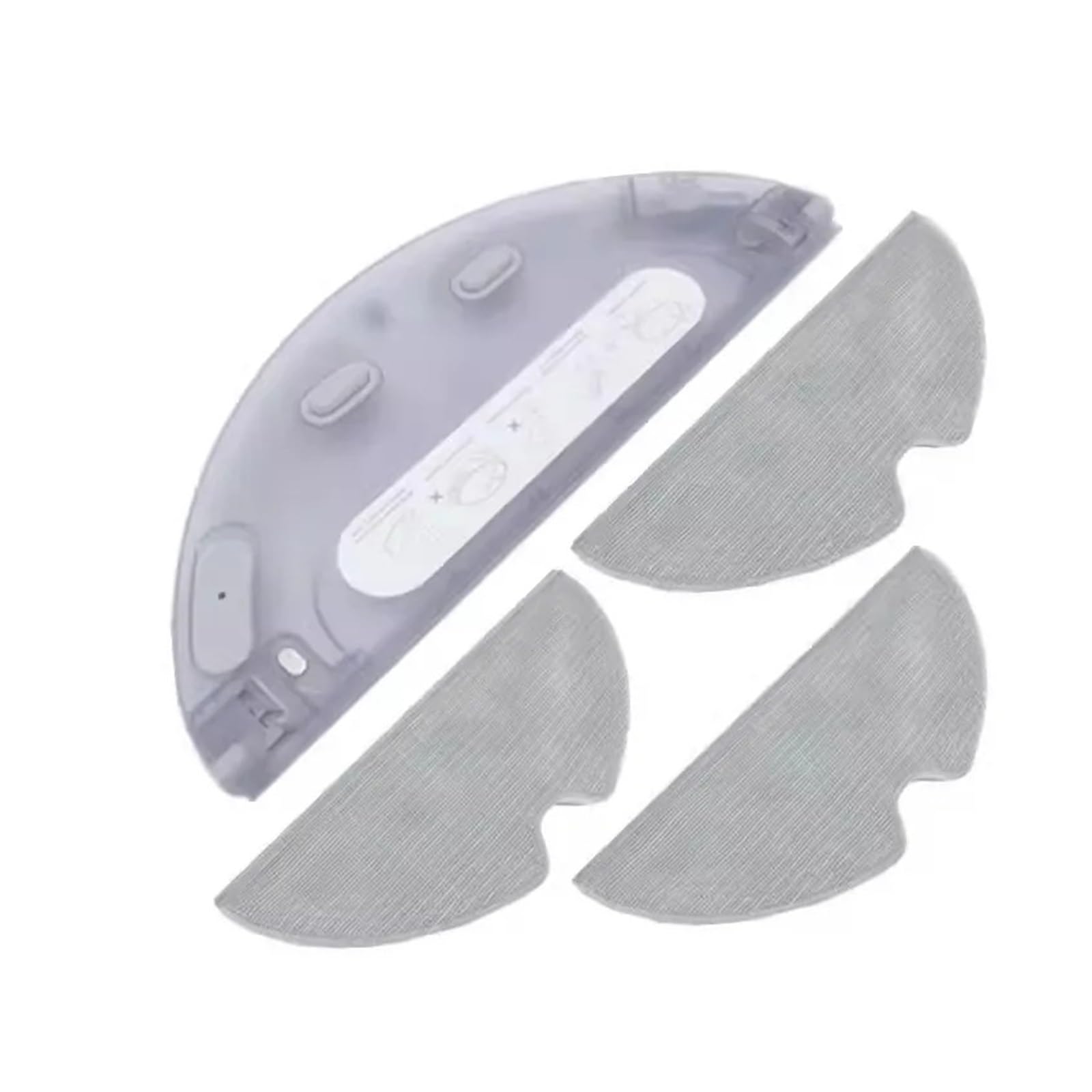 Tecgnvasfcb Tank And 3Pc Mops Water Tank Mop Cloths，Compatible For 2C Vacuum-Mop 2 Stytj03zhm，Robot Vacuum Cleaner Spare Parts