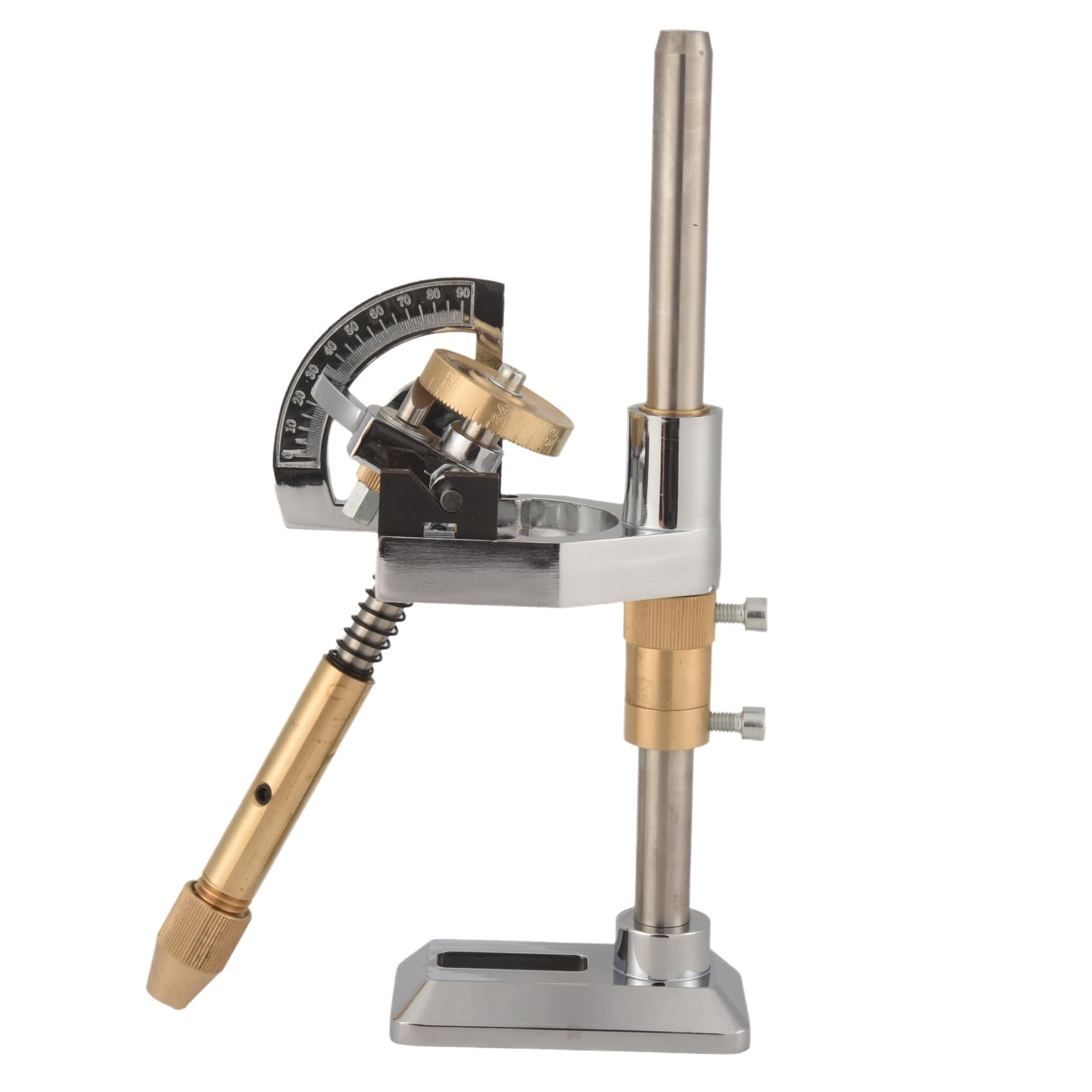 Tiyao Silver Jade Grinding Faceted Manipulator Gem Faceting Machine Jewel Angle Polisher Fork 12/24/36/48/60/72/84/96 Index Wheels Handle