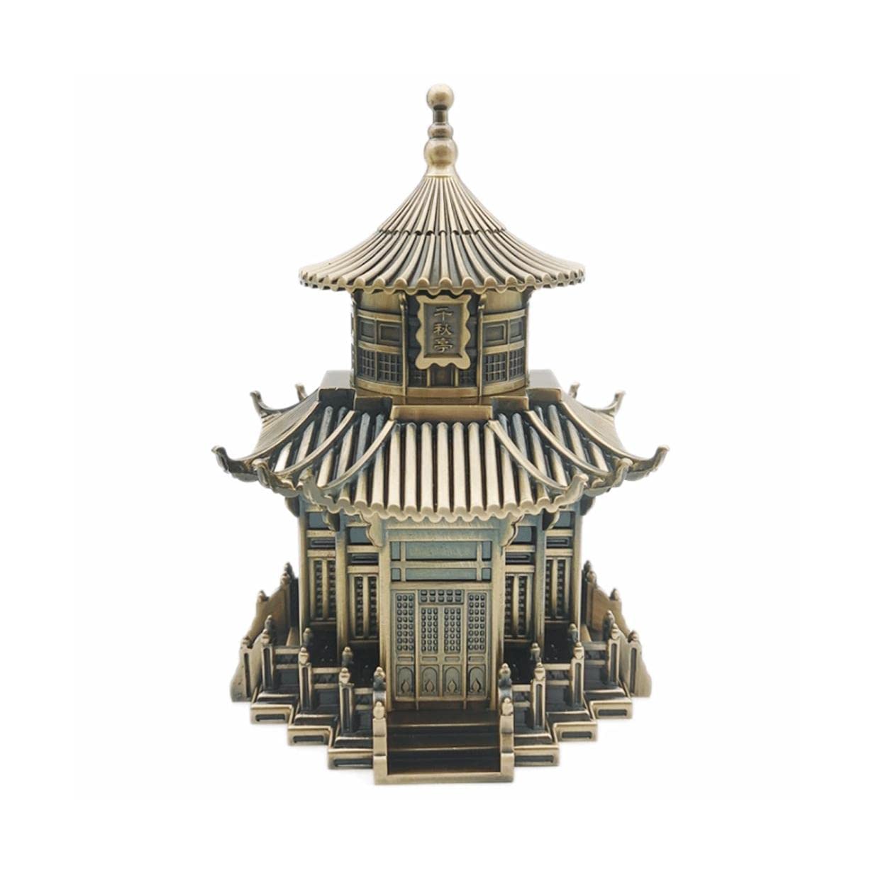 Wdwdw Style D Toothpicks Dispenser Toothpick Box Bronze Alloy Holder Automatic Push Type Pocket Holder Retro Container