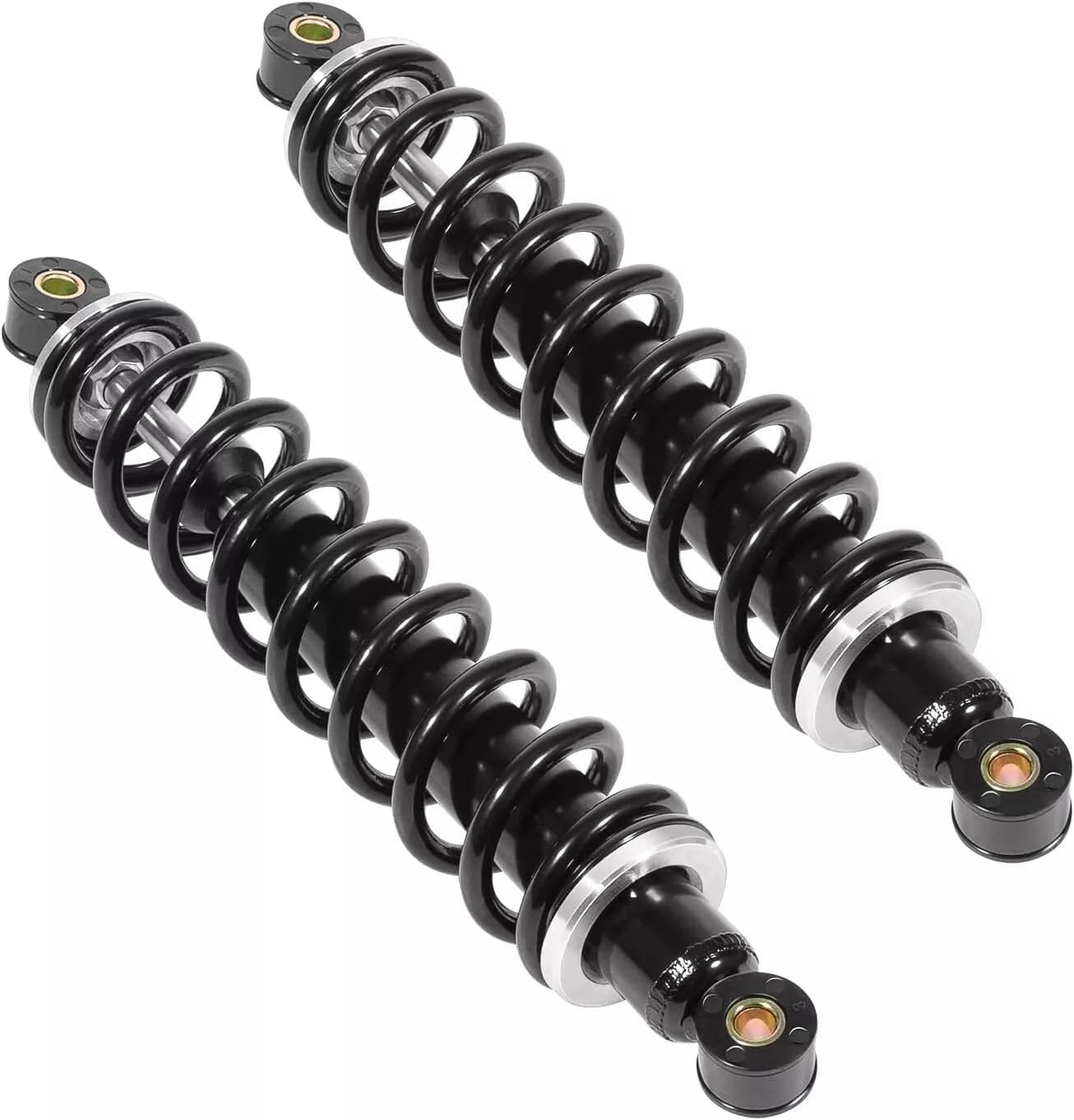 AM130448 Front Shock Absorber Pair Set for John Deere Gator TX TH TS Diesel 4x2 6x4 Worksite Turf Diesel Trail Worksite Military Automotive Replacement Assembly Complete Struts Shock Suspension Kit