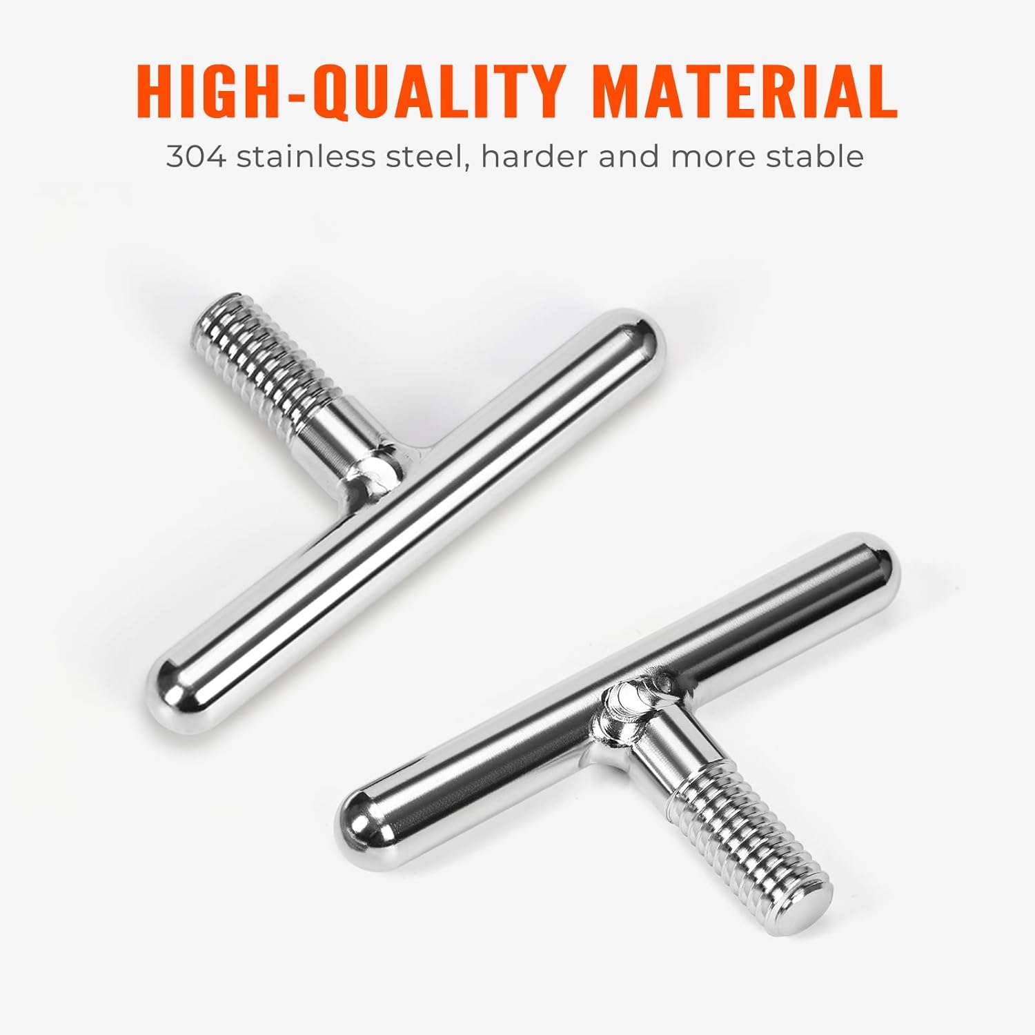 6Pcs 314594 T-Bolts Kit Compatible with JT's Strong Arm Fifth Wheel RV Jack Stabilizer Kit 191023 191024 and for Travel Trailer Stabilizer Kit 191025 Replace for LC191023 LC191024 LC191025