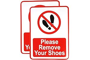 eSplanade Please Remove Your Shoes Sign: Say Goodbye to Muddy Footprints