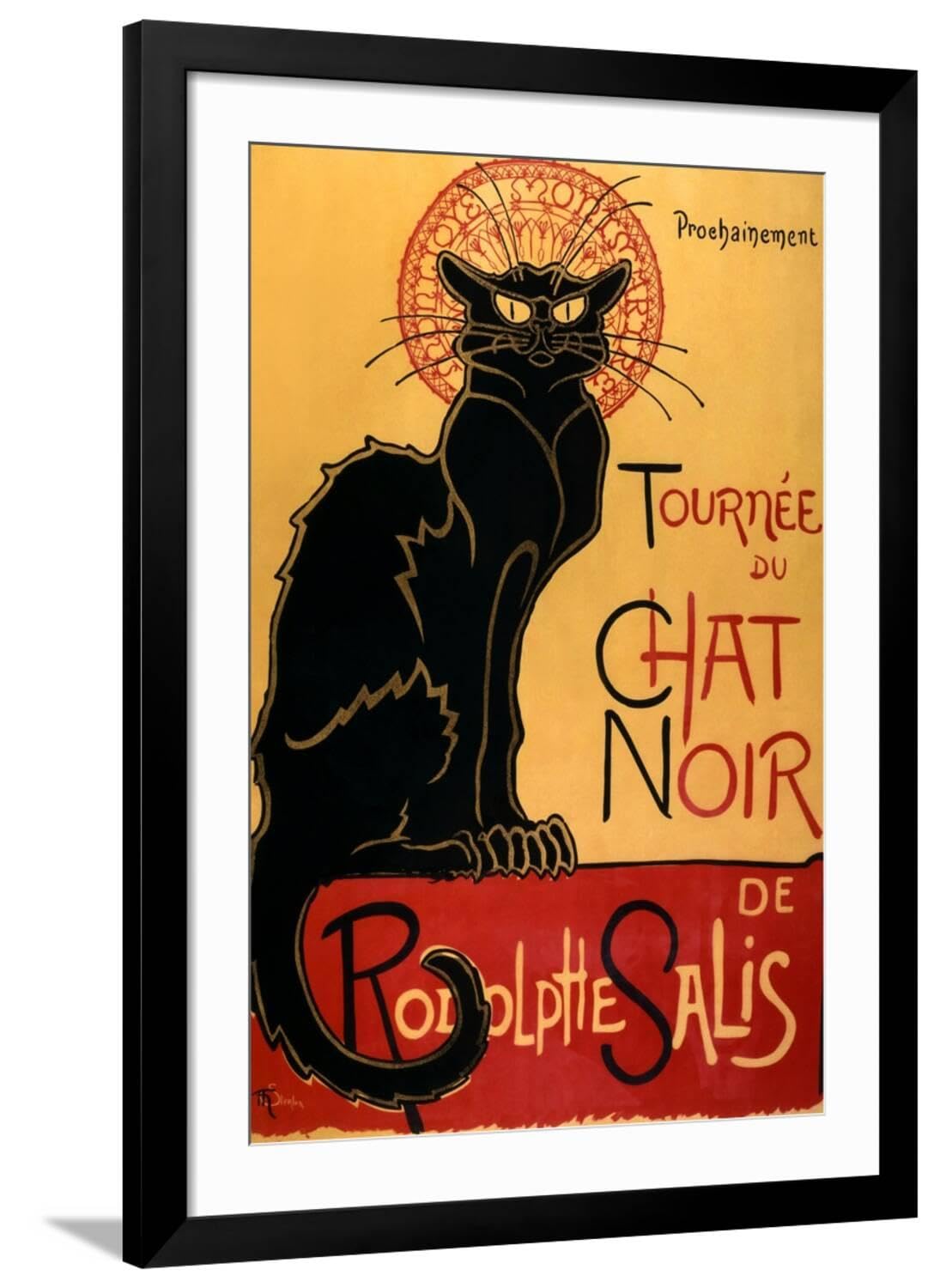 Amazon.com: ART.COM Wall Art Print Tournée du Chat Noir, c.1896 on