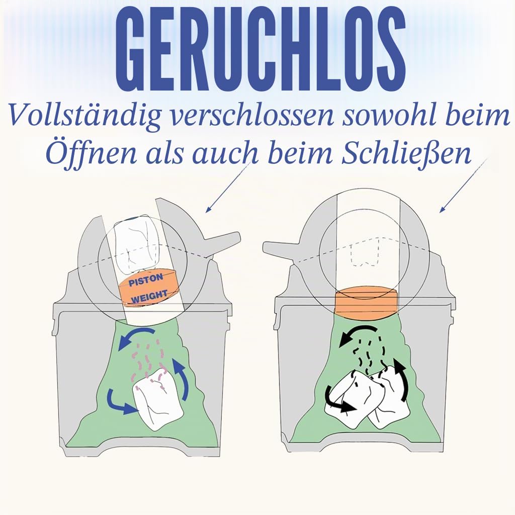 DiaperChamp 2101 Diaperpail, Windeleimer, weiß