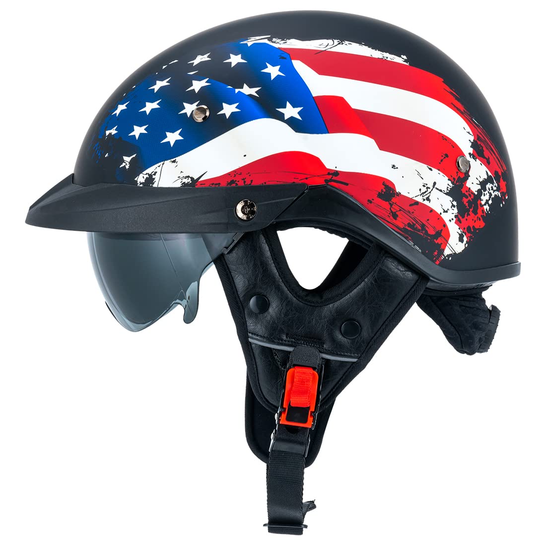 Snapklik.com : Myamis Half Helmet Motorcycle Men Women Dot Approved ...
