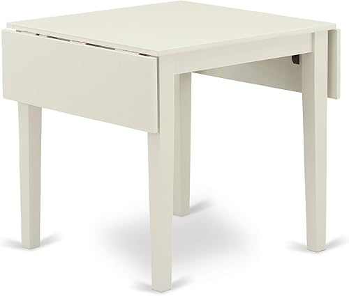 Miniatura 9 de East West Furniture Modern NDT T - Mesa rectangular para comedor, mesa y acabado de roble de 48 x 30 x 30 x 30 pulgadas
