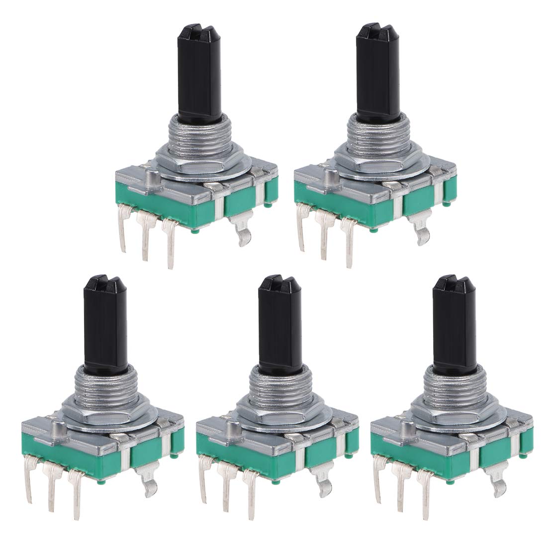 uxcell 360 Degree Rotary Encoder Code Switch Digital Potentiometer 3 ...