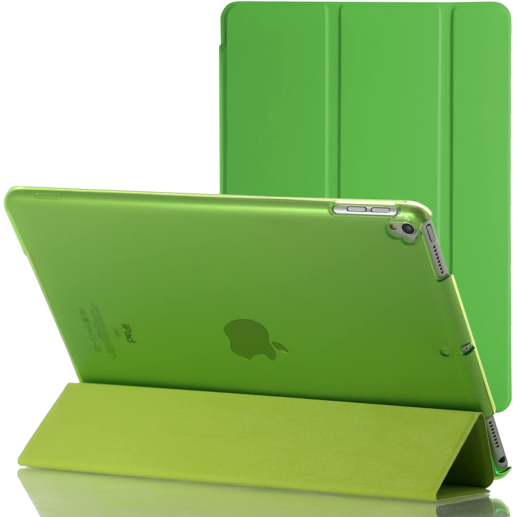 For Apple iPad Pro 10.5 2017 A1709 Smart case Magnetic Stand cover with Wake/Sleep (Green)
