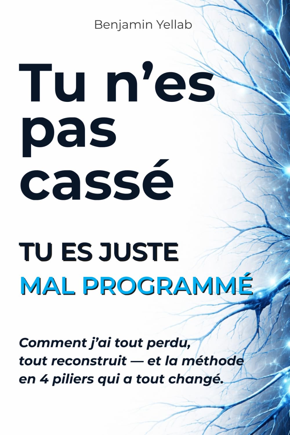 TU N’ES PAS CASSÉ. TU ES JUSTE MAL PROGRAMMÉ.: Comment j’ai tout perdu, tout reconstruit — et la méthode en 4 piliers qui a tout changé.