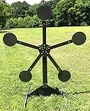 Steel Shooting Targets Magnum Target AR500 Portable Texas Star “No Weld” Metal Reactive 8in Paddles