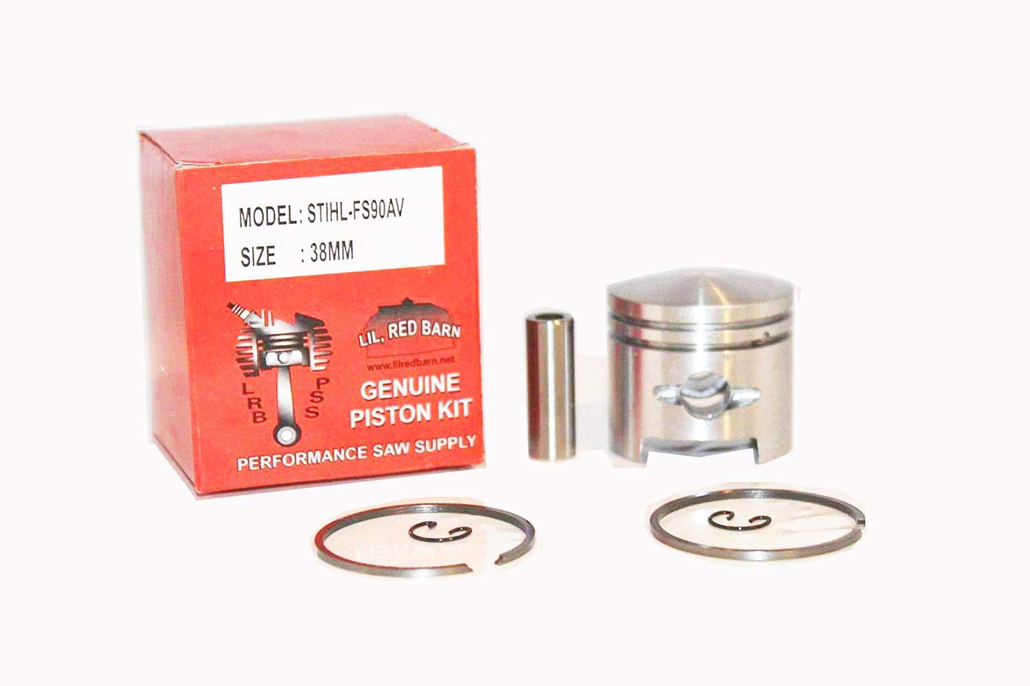 Lil Red Barn Compatible with Stihl Fs90, Fs96 Piston Kit 38mm, Replaces Part # 4117-034-0500 Quality Tooling 2 Day Standard Shipping to All 50 States!