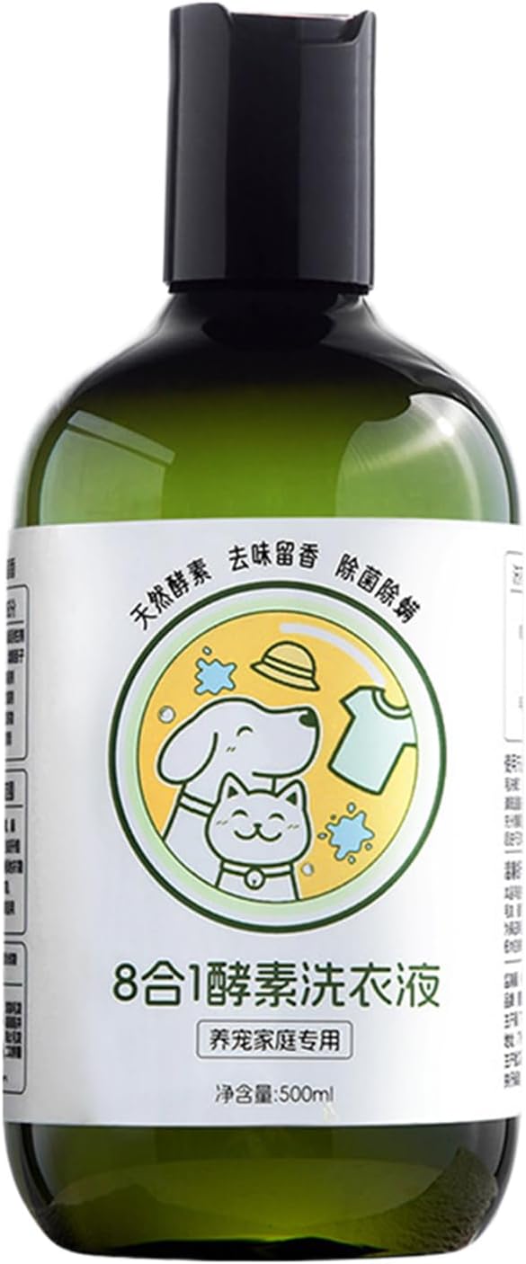 Pet Odor Laundry Detergent | 500ml Animal Laundry Cleaner Liquid | Pet Clothing Stain Eliminator With Long-Lasting Fragrance for Dog Cat Smell Urine Drool