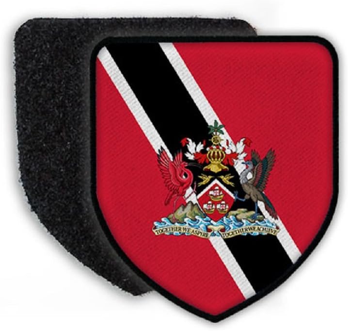 Flag of Trinidad Tobago Country National Coat of arms - Patch/Patches