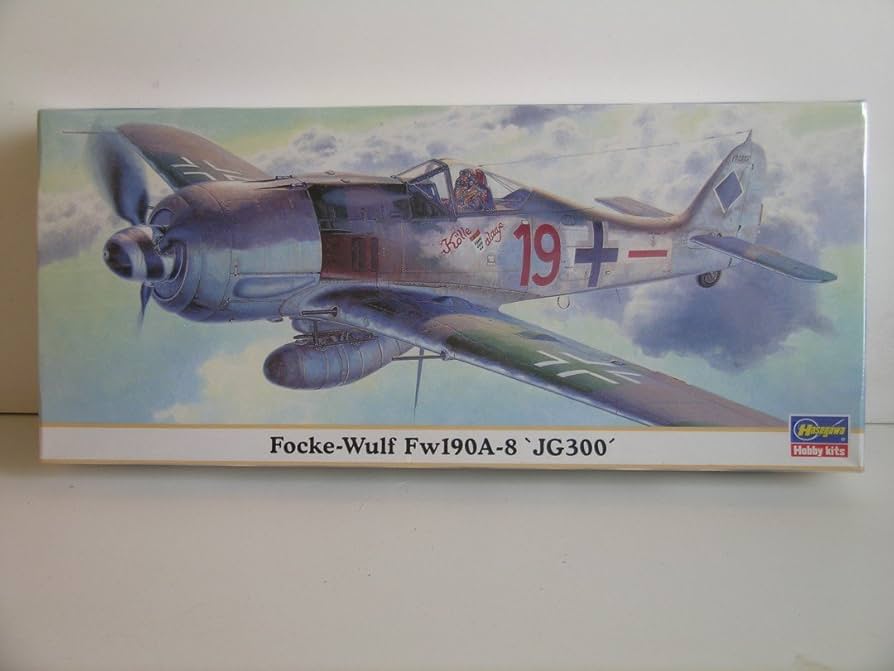 プラモデル完成機　1/48　フォッケウルフ(1) フォッケウルフ Fw190 A-8 4in1（R2/R6/R7/R8） | 株式会社 ハセガワ
