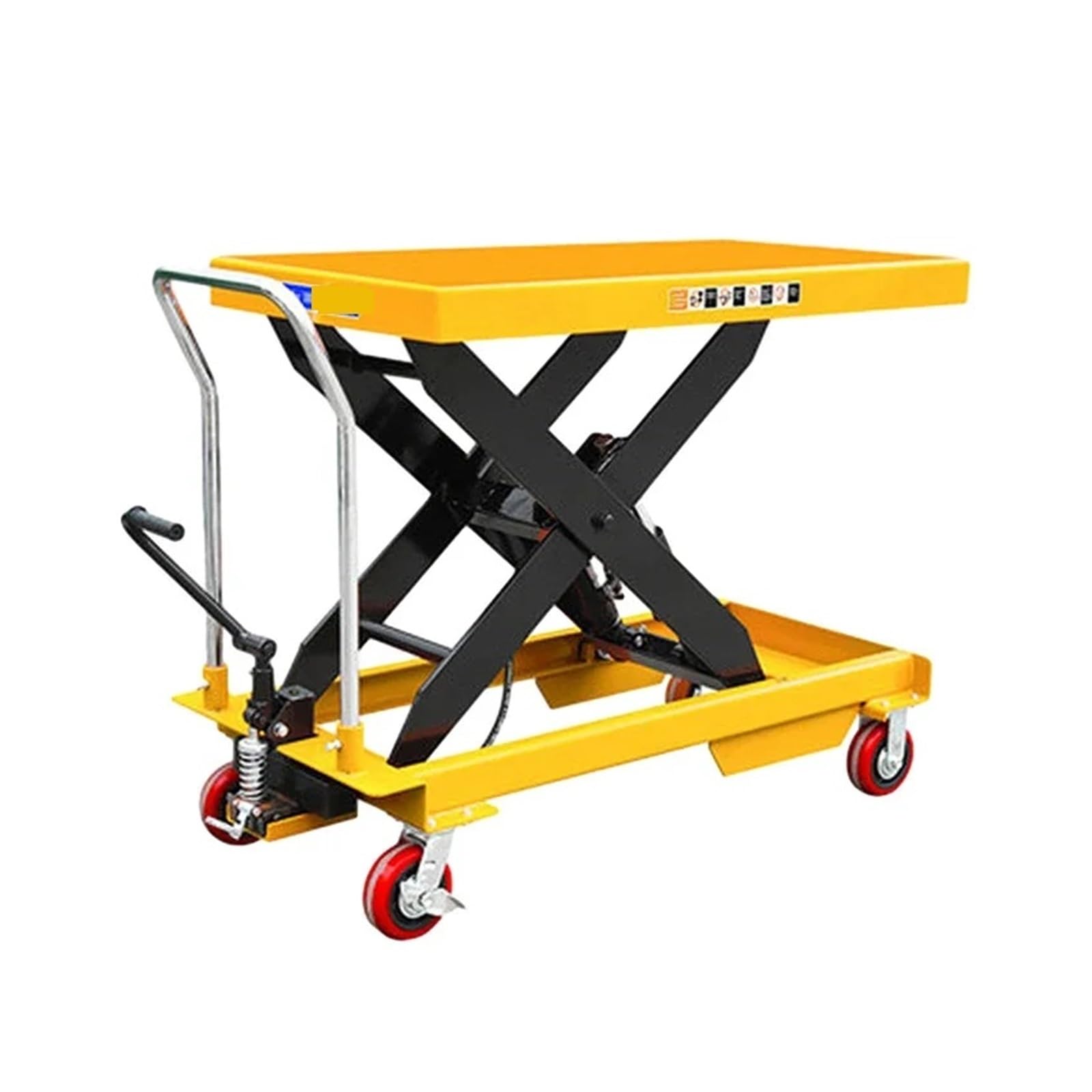 Table élévatrice à Ciseaux pour Petites Plateformes élévatrices à Ciseaux Mobiles 2 m 500 kg 1 000 kg Table Manuelle hydraulique (150 kg)