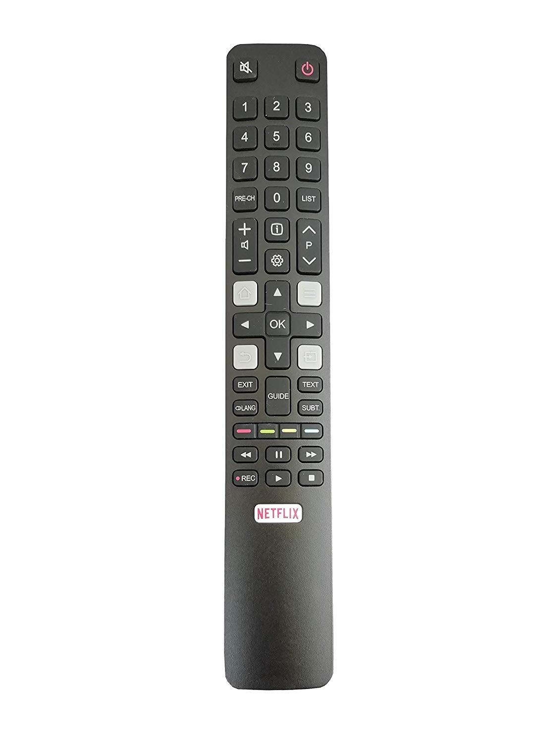 EHOP Compatible Remote Control for LED LCD Smart TV HD for TCL Netflix