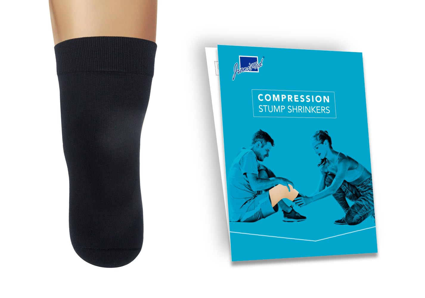 Prosthetic Stump Shrinkers–Below Knee, 40cm, Compression, Amputee Socks, 20-30, Daily use, Taiwan Excellence XS
