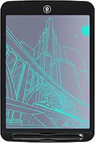 Tablet de Escrita LCD 10 5 Polegadas Tábua Desenho Digital Eletrônico Bloco Apagável Tela Cor Única Apagar com um Clique Botão Bloqueio para Crianças Adultos Casa Escritório Escola