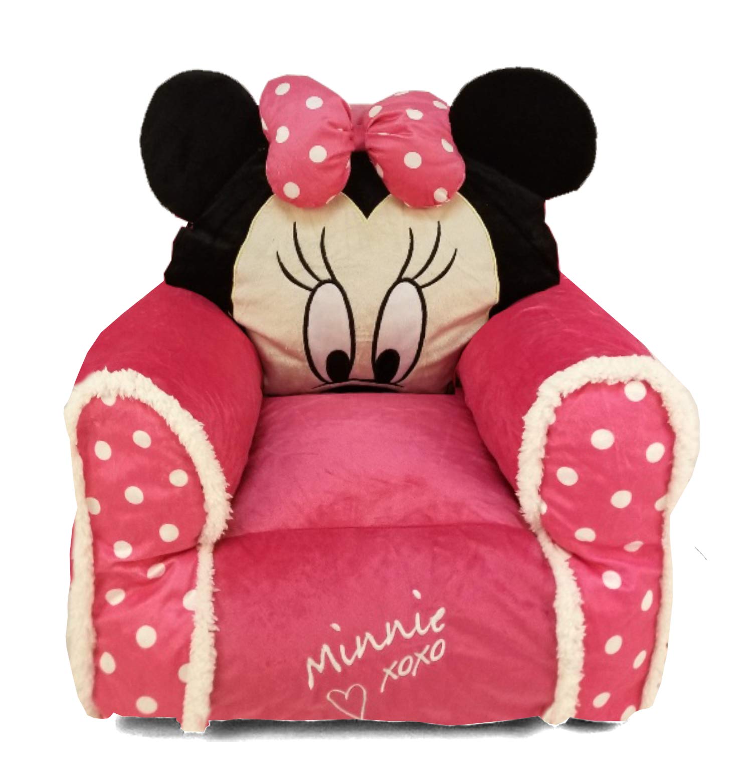 Idea Nuova Disney Minnie Mouse Figural Kids Bean Bag Chair