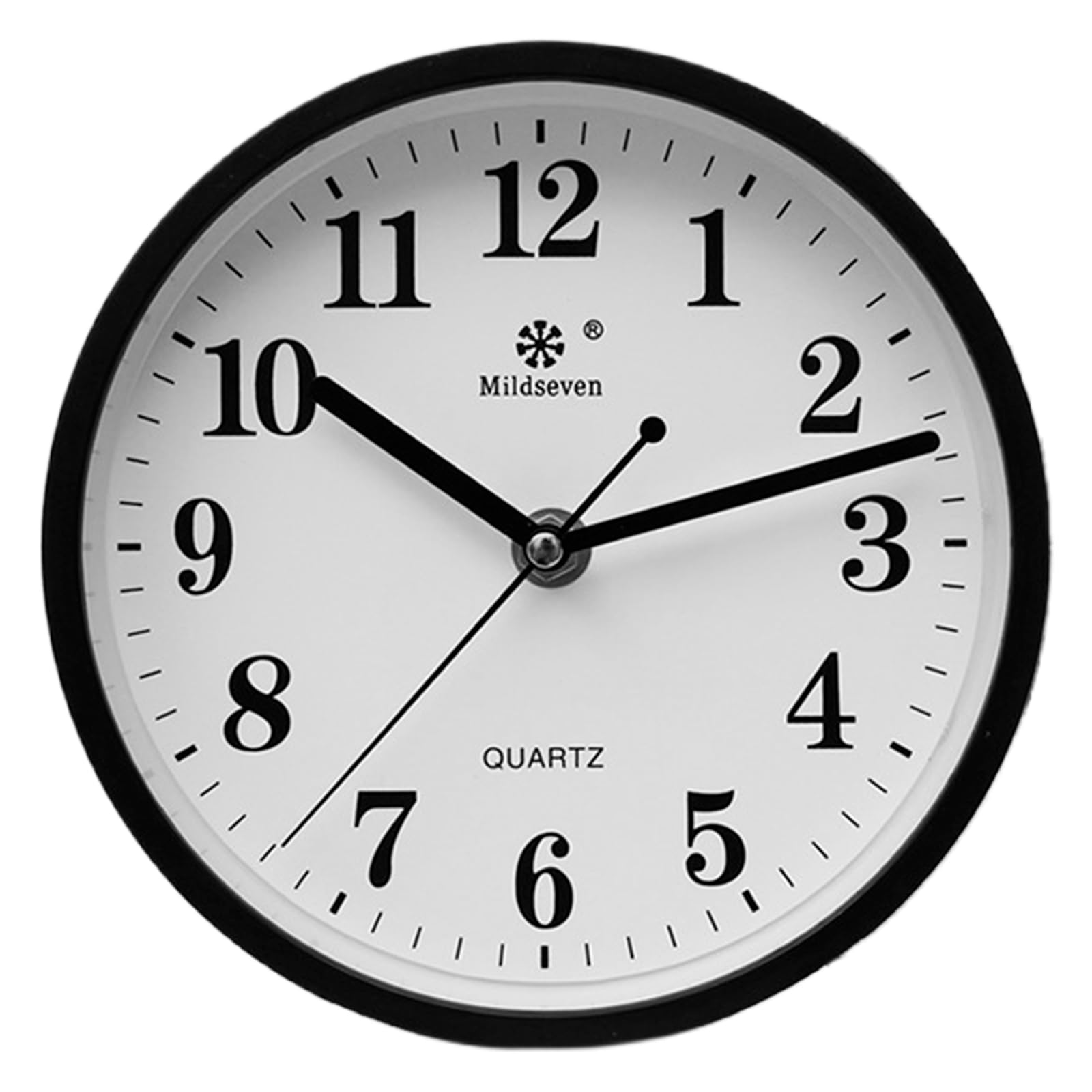 Grande horloge murale à quartz silencieuse moderne noire pour cuisine salon bureau