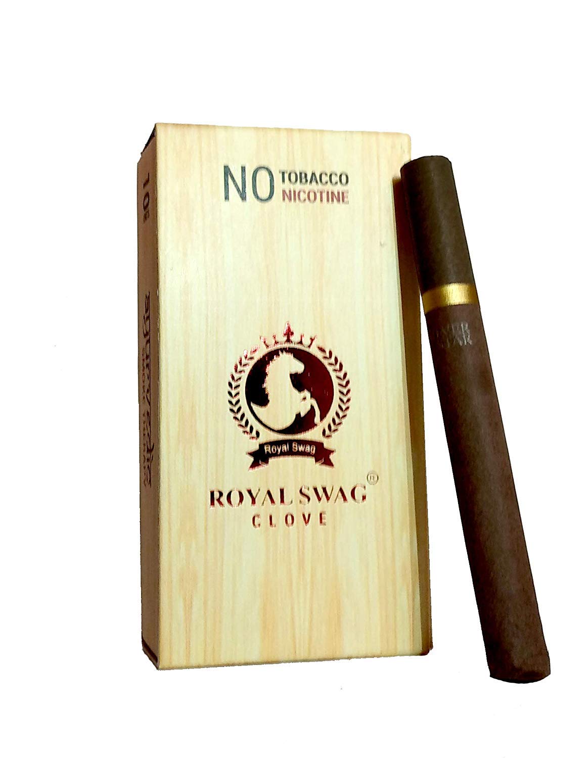 Buy ROYAL SWAG Herbal Cigarette, No Nicotine and No Tobacco (Pack of 10