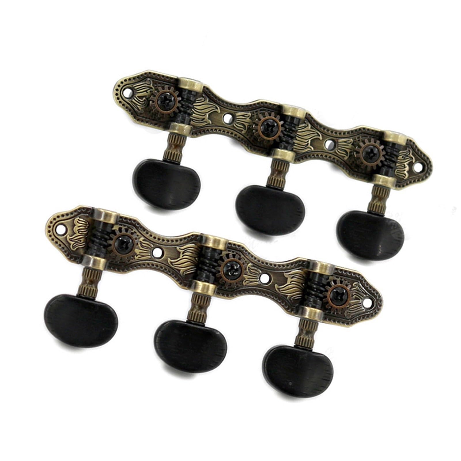 Interruptores De Afinador Guitarra Clásica (juego Triple) Clavijas Guitarra(Buttons)