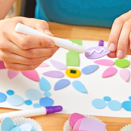 Miniatura 4 de Colorations Tacky - Bolígrafos de pegamento para el aula, suministros para proyectos de arte y manualidades (paquete de 24), secado rápido,