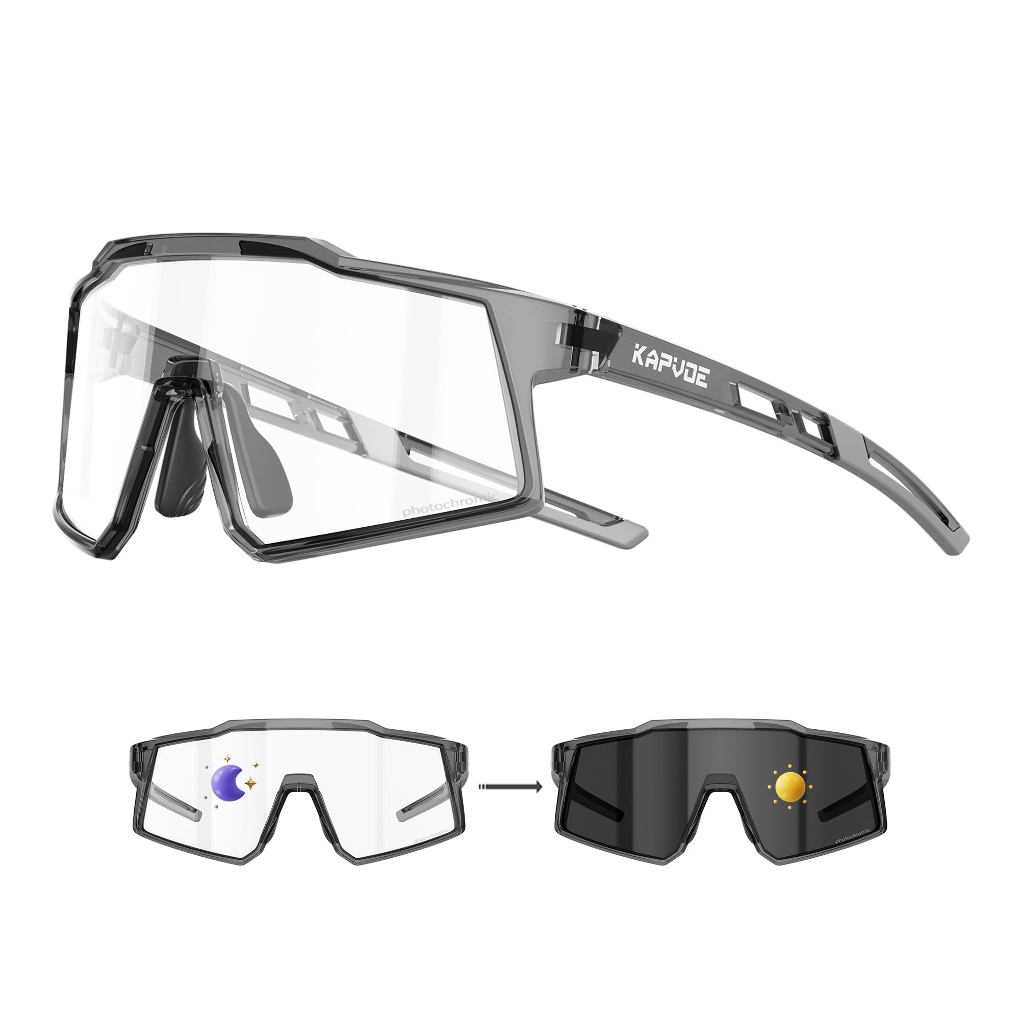 KAPVOE Gafas de Béisbol para Niños K9031 | Montura TR90, almohadilla nasal ajustable para béisbol y sóftbol.