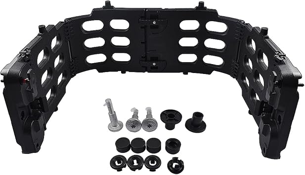 Black Bed Tailgate Stowable Collapsable Extender Kit ML3Z-99286A40-A ML3Z-99286A40-B Compatible with For-d F150 2021-2022 Stowable Tailgate Bed Extender ML3Z99286A40A ML3Z99286A40B Vahaha