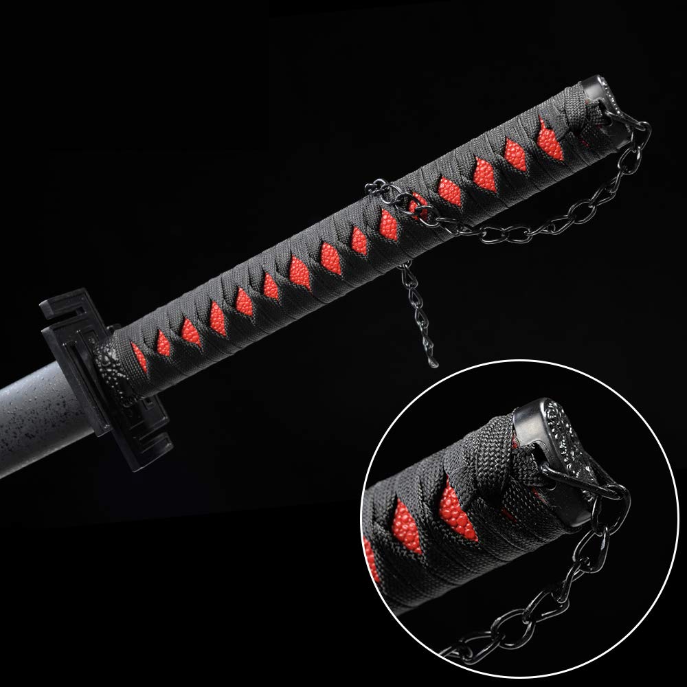 Real Sword Kurosaki Ichigo's Tensa Zangetsu Bamboo Katana