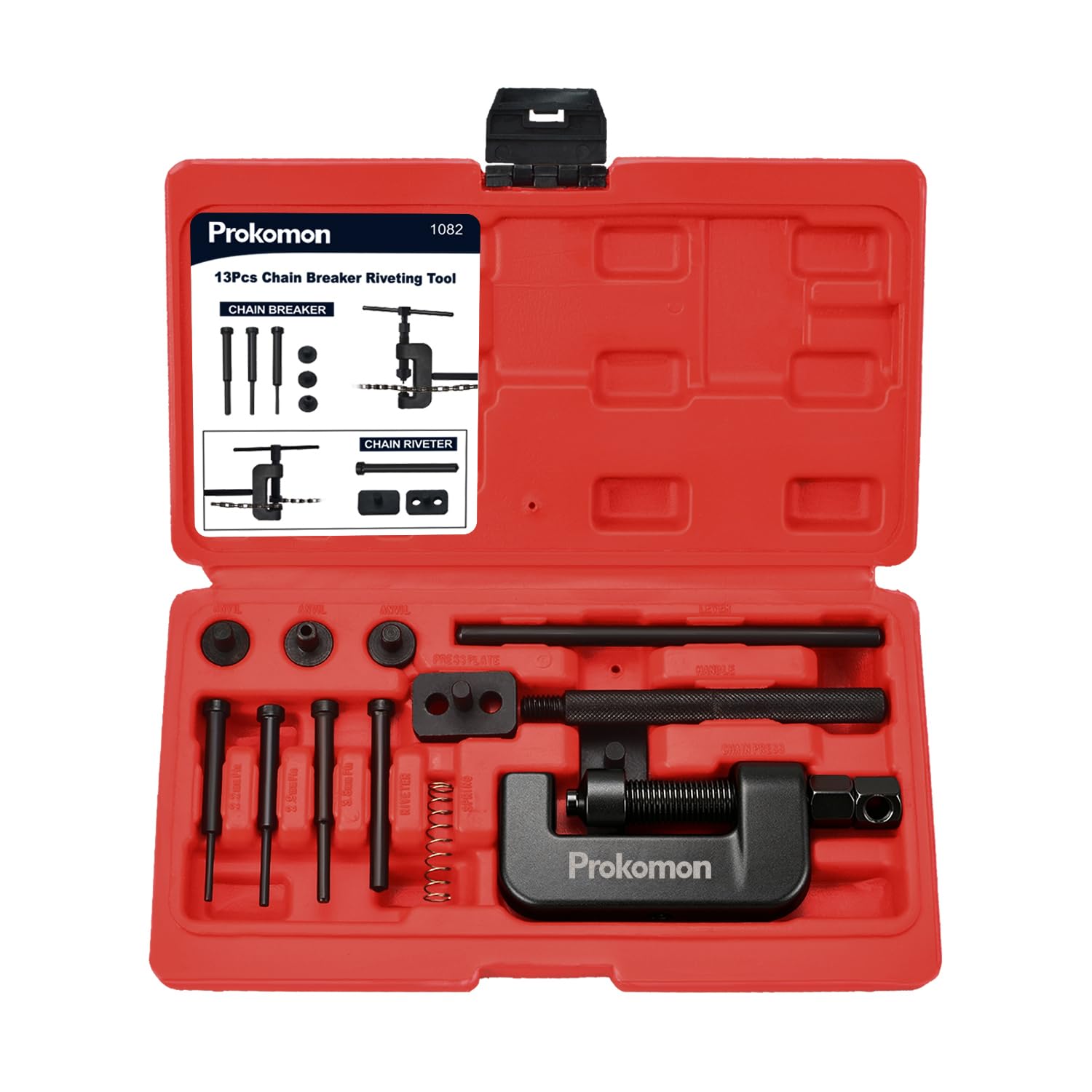 Prokomon 13-Piece Chain Breaker Tool Kit